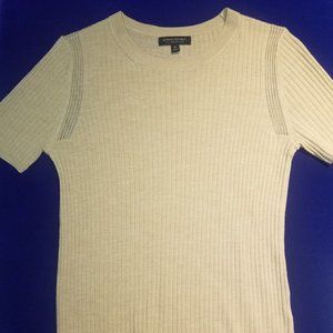 Banana Republic 100% Merino Wool Tan Shirt